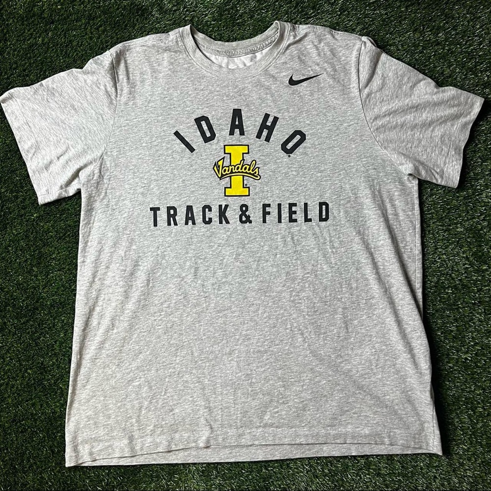 Nike University of Idaho Track & Field Tee Men’s XL, No Flaws!